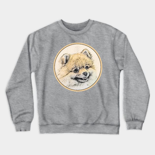 Pomeranian (Orange) Crewneck Sweatshirt by Alpen Designs